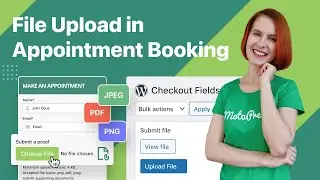 File Upload by Customer since Appointment Booking Checkout Fields v. 1.1.0