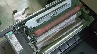 cara melepas cleaning web mesin fotocopy ira 6255