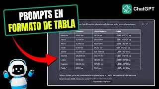📊 Prompts en Formato de Tabla en ChatGPT | Curso de ChatGPT de Cero a Experto 🤖 #28