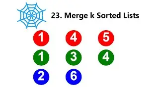 [中文] Leetcode 23 Merge k Sorted List 合併K个升序鏈表 Python Blind 75 Leetcode Questions