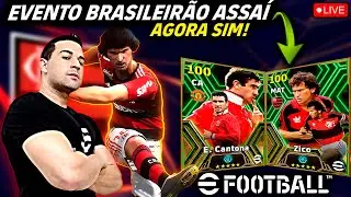 DESAFIO DO BRASILEIRÃO ASSAÍ NO EFOOTBALL 2024 MOBILE COM ZICO E NEYMAR,A SAGA CANTONA CONTINUA