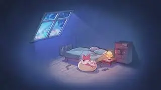 Cute Dog Sleeping | Song: 靠近- Morris赖仔