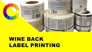 Wine back label printing