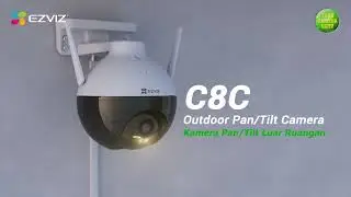 KAMERA CCTV EZVIZ C8C (Mencakup Semua Pandangan 360°)