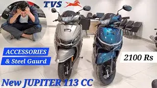 Finally New TVS JUPITER 113CC ACCESSORIES Available @ProudToBeaMotovlogger