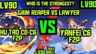 hu tao C0 vs yanfei C6 who is the strongest? |genshin impact
