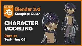 [#39] Blender 3.0 Character Modeling Tutorial - Texturing 05 [2022]