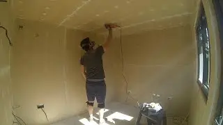Building My Garden Office: Part 10 - Walls, Filling, and Sanding