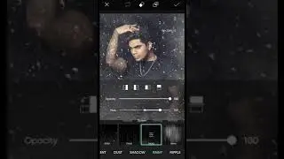 Rain Water Particles Stylesh Photo Editing 