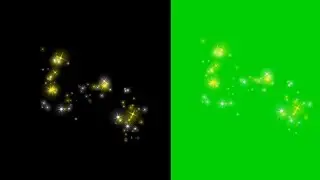FREE Magic Sparkle Green Screen & Black Screen
