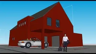 Moderne zonevreemde woning met gedwongen rurale insteek in Zemst