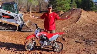 We Built The Most INSANE Backyard Pit Bike Track | Start to Finish