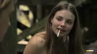 Kristine Frøseth smoking cigarette 🚬