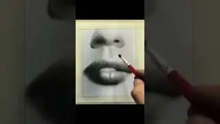 Amazing "Half-face" Drawing - Realistic Drawing | #shorts #portrait