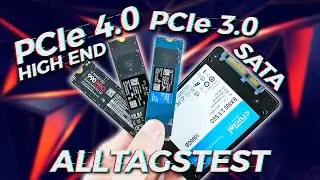 The ULTIMATE comparison!! SATA vs. M.2 (PCIe 3.0) vs. M.2 (PCIe 4.0) SSD 2023 in everyday use