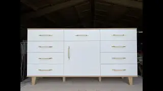 Комод белый "Сканди"