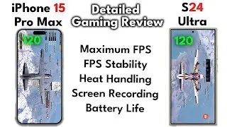 S24 Ultra vs iPhone 15 Pro Max PUBG 120FPS Test | Which One Is Best For Extreme Gaming?