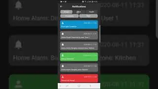 Using the Notification Log in the MiFalcon App
