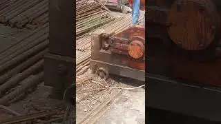 আমাদের কন্সট্রাকশন প্রজেক্টে এভাবে মেশিন দিয়ে রড কাটা হয়। #shorts #construction #project #work