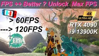 The Legend of Zelda: Tears of the Kingdom ~ FPS ++ Unlock Max FPS ↑↑↑ 120 fps | Ryujinx-1.1.826 | PC