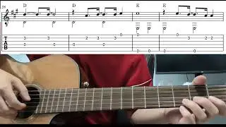 Bye Bye Love - Easy Fingerstyle Guitar Playthrough Tutorial Lesson With Tabs