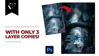 Make your photos pop with only 3 layer copies!