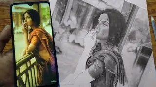 Realistic sketching for beginner | K A S M I R A - Ma'am 💙 very beautiful