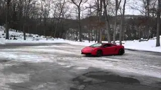 Lamborghini Super Trofeo Stradale FAIL Ice drift !