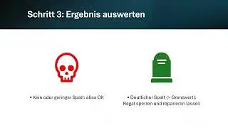 Praxisanleitung: Regalprüfung mit Prüflehre einfach erklärt | Schritt für Schritt mit Beispiel