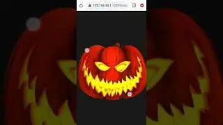JavaScript Halloween Pumpkin with THREE JS