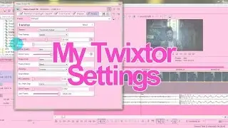 My Twixtor Settings | Sony Vegas