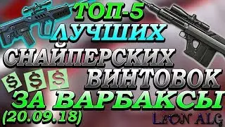 Warface. ТОП 5 ЛУЧШИХ СНАЙПЕРСКИХ ВИНТОВОК ЗА ВАРБАКСЫ! (20.09.18)