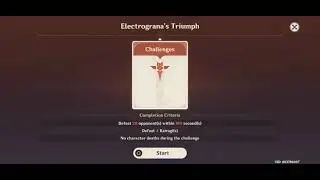 Electrograna's Triumph ,Challenger Difficulty