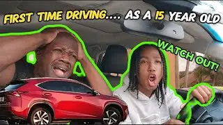 I tried driving for my first time (It was easy...)