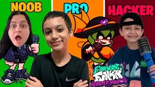 NOOB VS PRO VS HACKER FRIDAY NIGHT FUNKIN HEARTLY PARANOIA Vs KOISHI