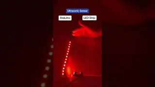 LED and ultrasonic sensor