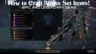 Lost Ark get EASY EPIC and LEGENDARY Set Items! Abyss Crafting explained