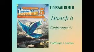 L’oiseau bleu 5, « синяя птица 5» учебник, 1 часть, ГДЗ. Номер 6, стр.67