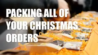 Packing all of your Christmas Orders Now so they are Ready to Ship in December