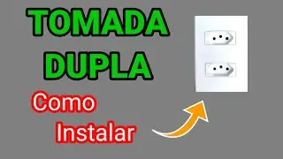 COMO INSTALAR UMA TOMADA DUPLA