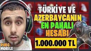 AZERBAYCAN VE TÜRKİYENİN EN PAHALI VE EN İYİ HESABI ! (1 MİLYON TL) PUBG Mobile