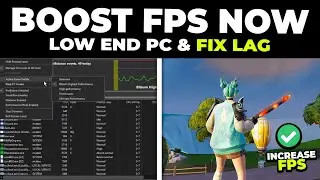 How to QUICKLY Boost FPS in Fortnite on Low End PCs 🖥️ | Fix FPS Drops & Stutters