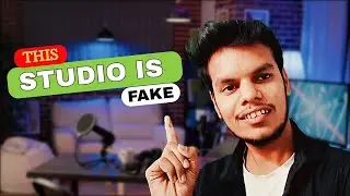 The Easiest Way To Create a Fake You Tube Studio | YouTube studio set up