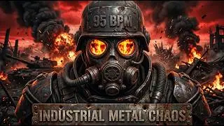 95 BPM INDUSTRIAL METAL WARFARE & CHAOS | Full Metal Album | IRON SIGNAL RADIO