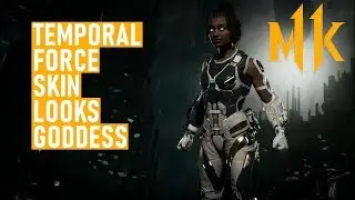 TEMPORAL FORCE SKIN LOOKS GODDESS - Mortal Kombat 11 Jacqui Briggs Gameplay