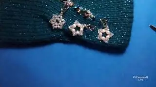 Повязка вязаная на голову 