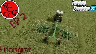 CUTTING AND COLLECTING GRASS | Farming Simulator 2022 | Erlengrat | Time-lapse # 2 |