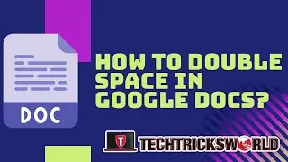 How to Double Space in Google Docs?