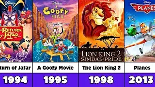 All Animated Movies From Disneytoon Studios (1990-2015)