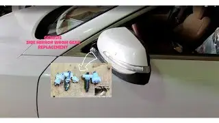 HYUNDAI GENESIS DH SIDE MIRROR WROM GEAR REPLACEMENT, SIDE MIRROR REPAIR. HOW TO REPAIR SIDE MIRROR.